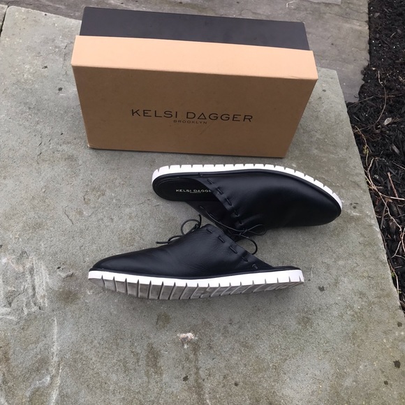 Kelsi Dagger Brooklyn Reed Mule BLK sz8 - Picture 6 of 8